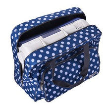 Afbeelding in Gallery-weergave laden, Phoenix Naaimachine Tas Polka Dots Blauw