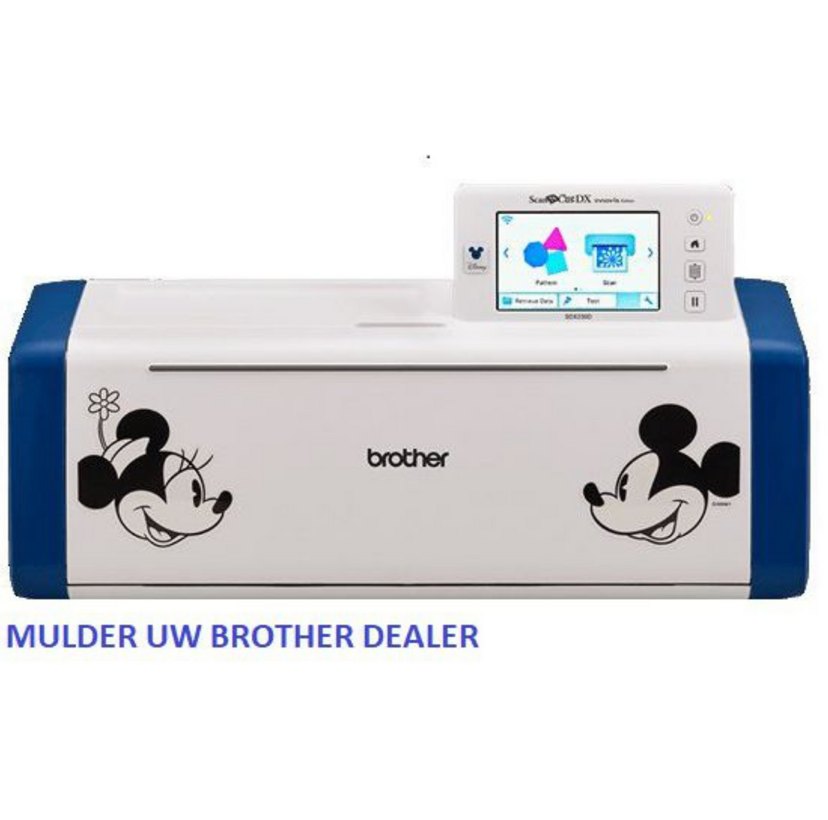 Brother Scan N Cut SDX2200D Disney Mulder Naaimachine Brother Scan N Cut SDX2200D Disney Mulder Naaimachine