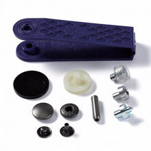 Afbeelding in Gallery-weergave laden, Prym naaivrijdrukknoop anorak 15mm oud ijzer (390.310)