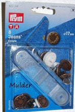 Afbeelding in Gallery-weergave laden, Prym Jeans knopen 17mm oud koper (622241)