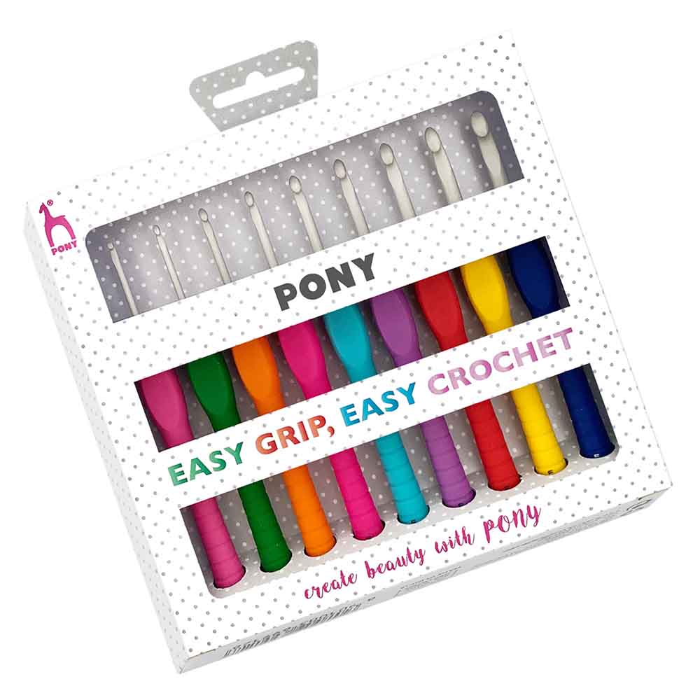 Pony Easy Grip Haaknaaldenset 2.00 - 6.00 mm