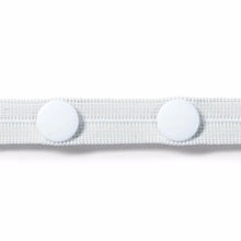Afbeelding in Gallery-weergave laden, Prym Knoopsgatelastiek met 3 knopen 12 mm wit
