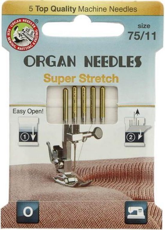 Organ Eco-pack Super Stretch 5 naalden 75/11