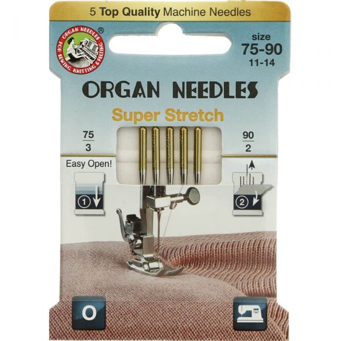Organ Eco-pack Super Stretch 5 naalden 75/90