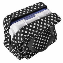 Afbeelding in Gallery-weergave laden, Phoenix Naaimachine Tas Polka Dots zwart
