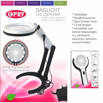 Daglicht led loeplamp 13cm