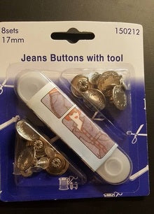 Jeans knopen 17mm